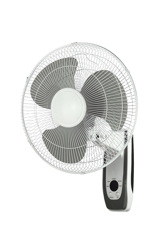 Ventilador de pared de plástico con control remoto